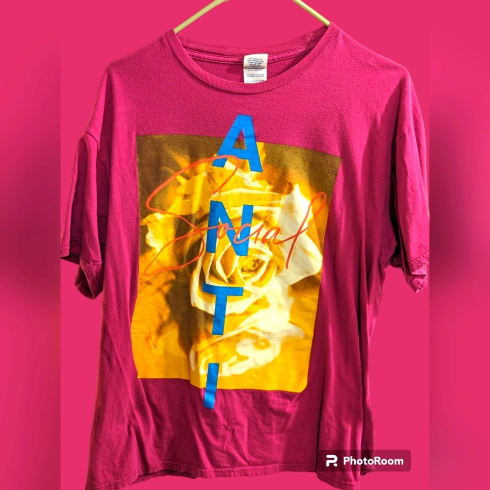 Anti Social Social Club "Underglow" Rose Tee